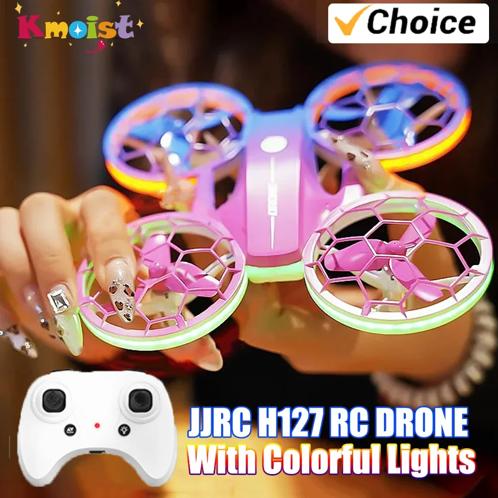 

Jjrc H127 Мини Дрон Радиоуправляемый Новый Ufo Поворотный Летающий Пульт Дистанционного Управления Устойчивые Гоночные Дроны с Красочным Светодиодом Дрон Свет Игрушки Подарки