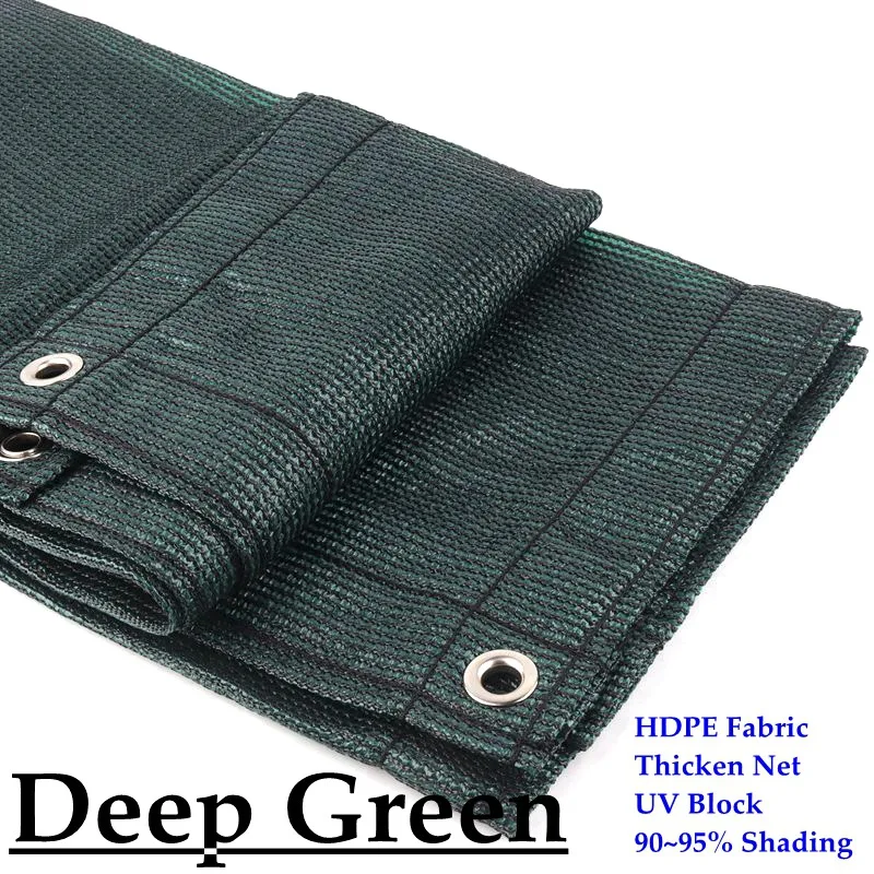 Thicken Anti-UV HDPE Sun Shade Net Home Terrace Balcony Privacy Screen Safety Net Summer Cooling Garden Sun Shelter Sails