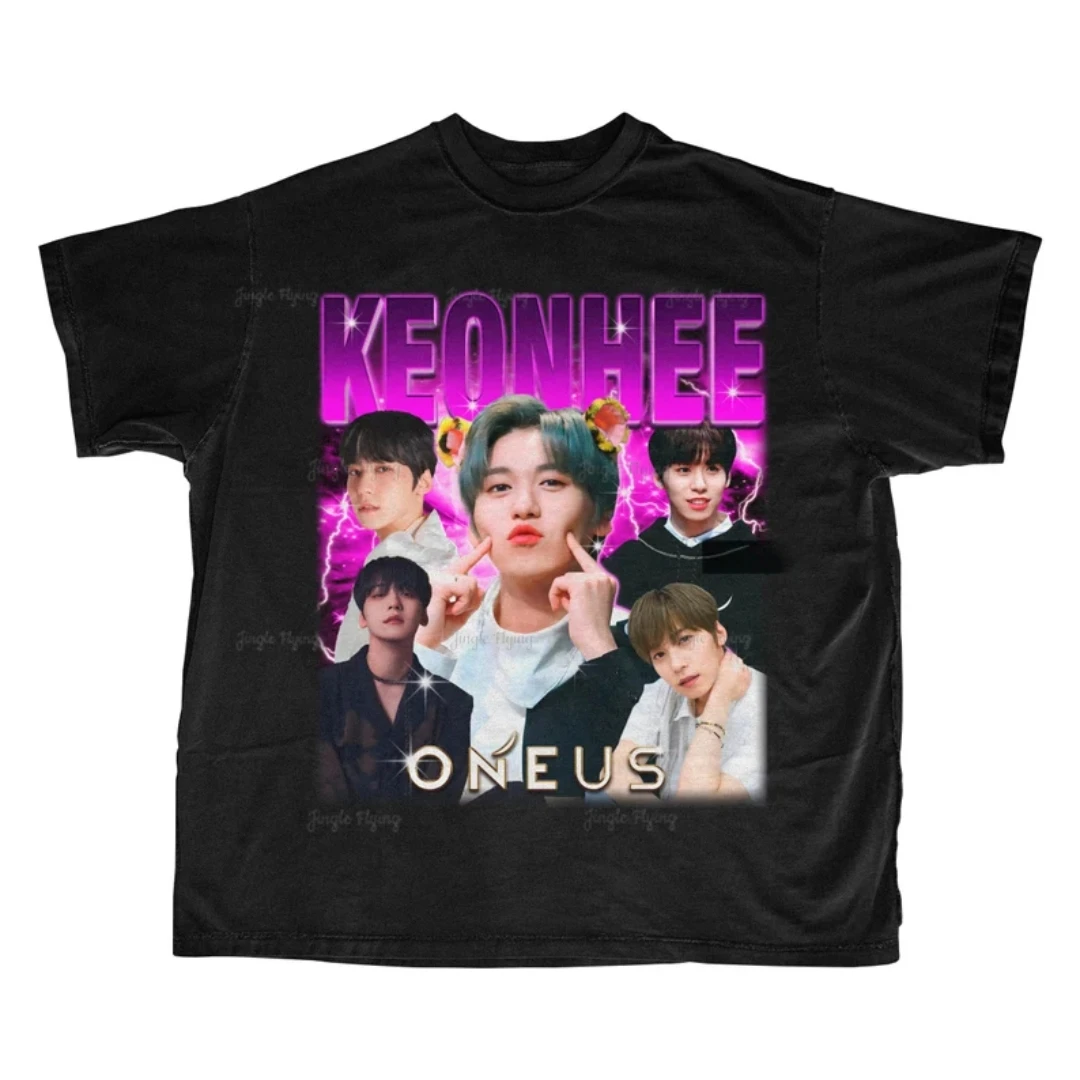 Ретро рубашка-ботинок Oneus Keonhee 90-х годов Merch Kpop подарок для нее или ему