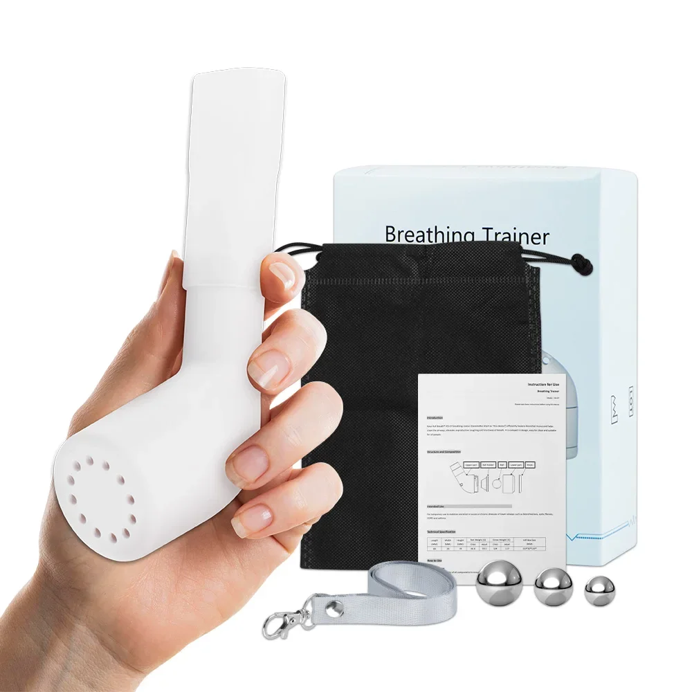 Appareil d'exercice respiratoire pour la décontamination des mucosités et l'entraînement pulmonaire, Dispositif de retrait des mucosités à valve pour une meilleure respiration et un entraînement respiratoire amélioré