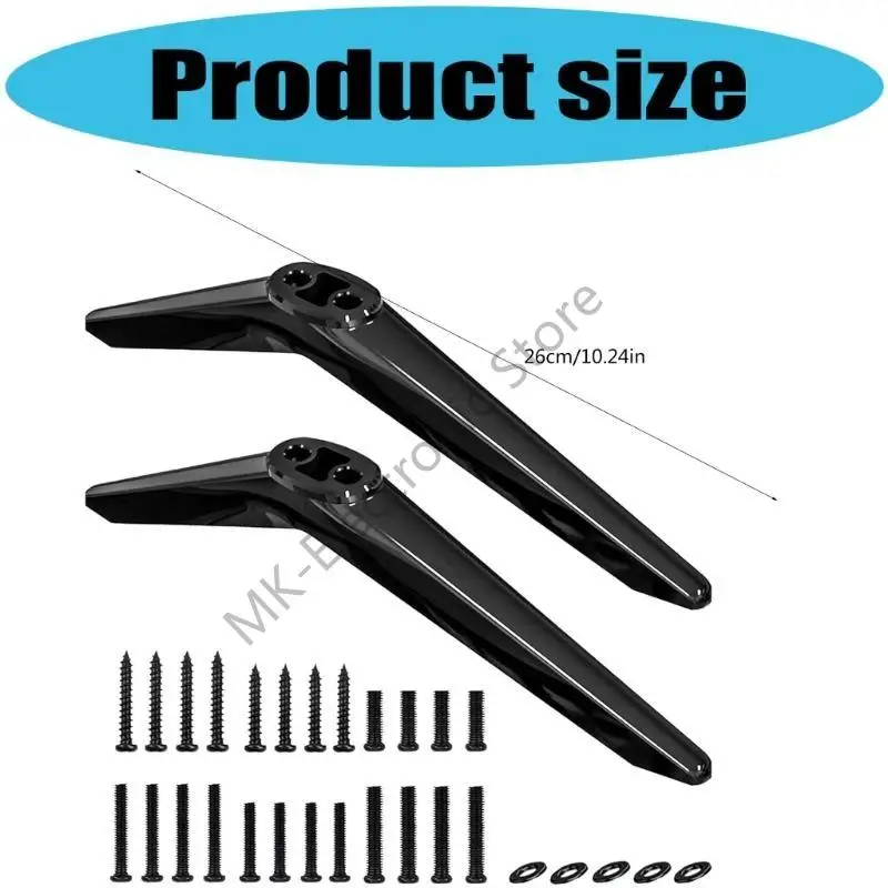 R2LF Universal Television Stand Stand Legs لـ 28 65 بوصة شاشات لا توجد مواد ABS للتثبيت