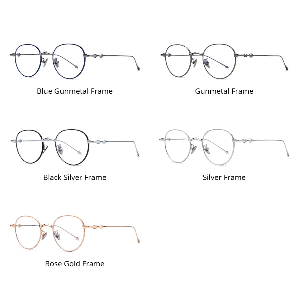 NIANZHEN Progressive Prescription Glasses Women Photochromic Myopia Optical Lens Eyewear Men Round Eyeglasses Alloy Frame 701