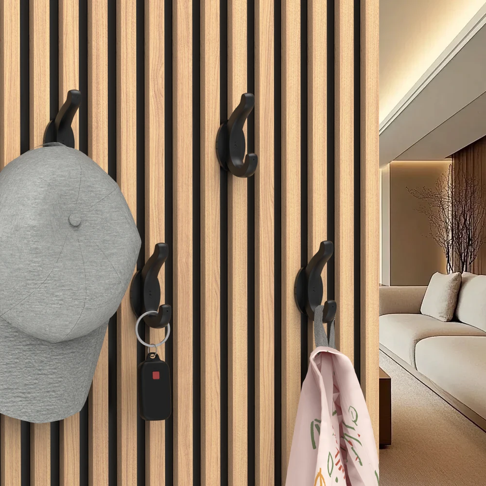 Obrázek 4: Sada z 3čepel soundproofing panel háčků - drill-free design, heavy-duty nástěnné háčků pro ateliér pěna panely a úřad soundpro
