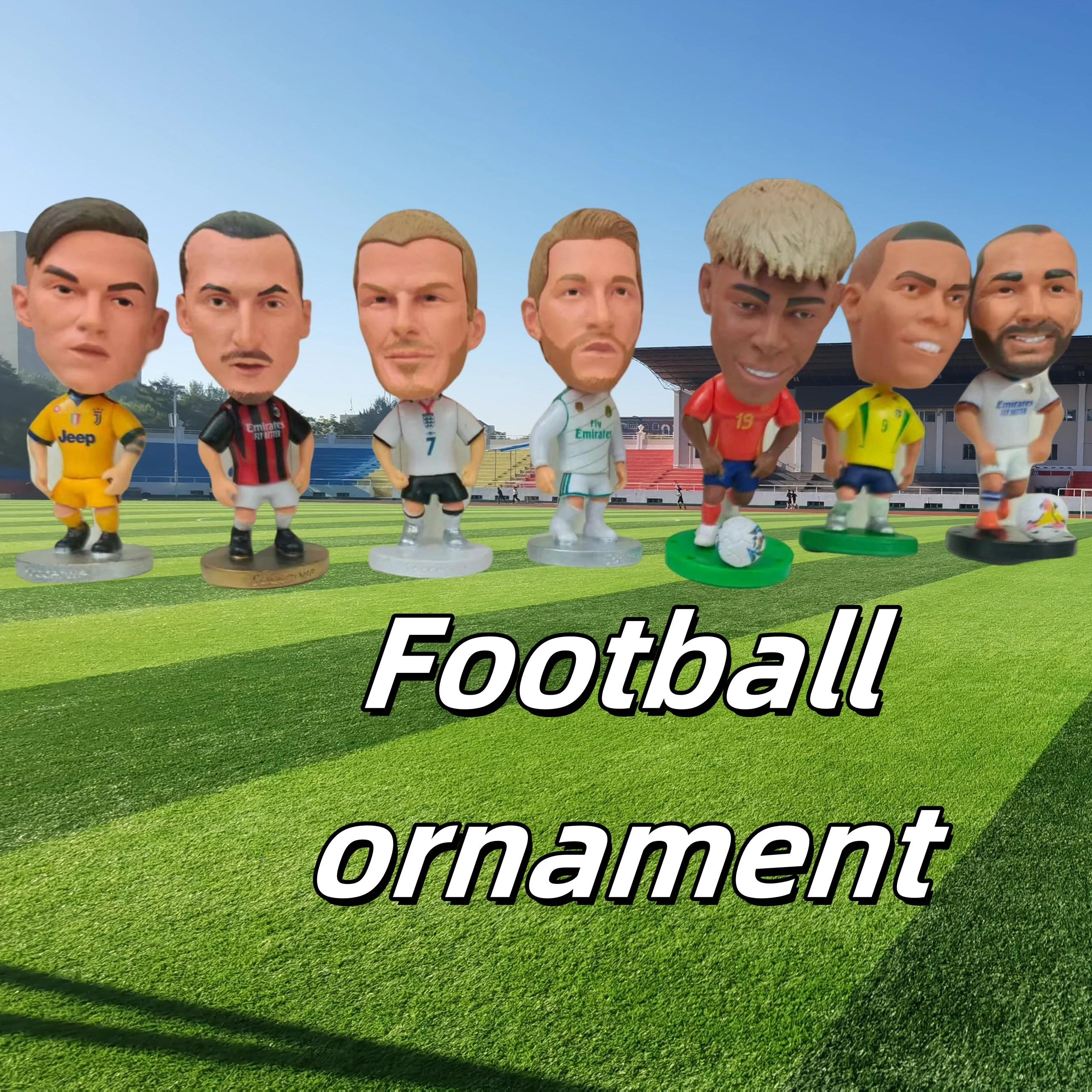 Figuras de Acción de Jugadores de Fútbol Soccerwe 2026, Miniaturas Coleccionables para Fanáticos y Decoración