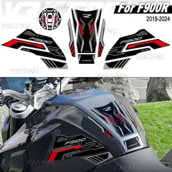 3D Resin Tank Pad Sticker Motorcycle Fuel Tank Protection Decal For F900R F 900R F900 R 2019-2024 2023