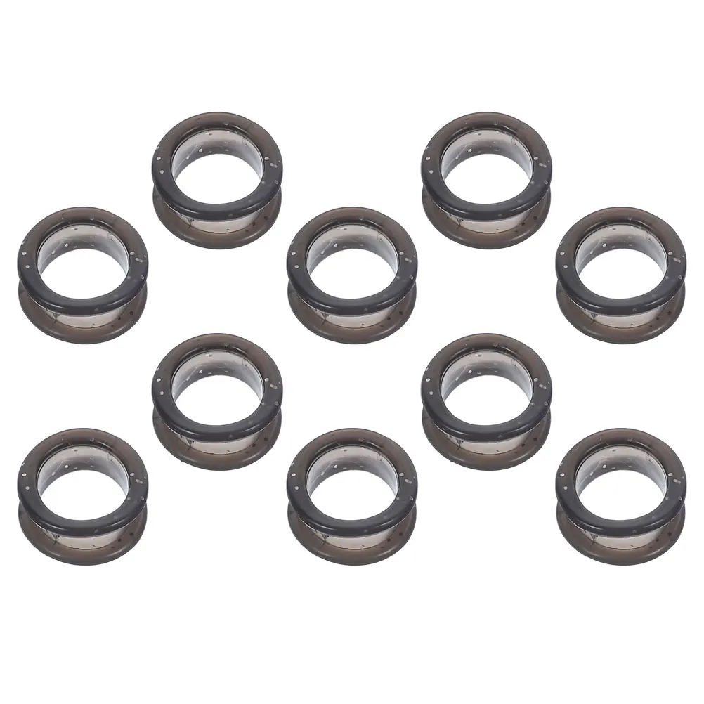 

10pcs Black Silicone Finger Rings for Pet Grooming Scissors Hair Cutting Shears Accessories Dog Styling Tools Non Slip