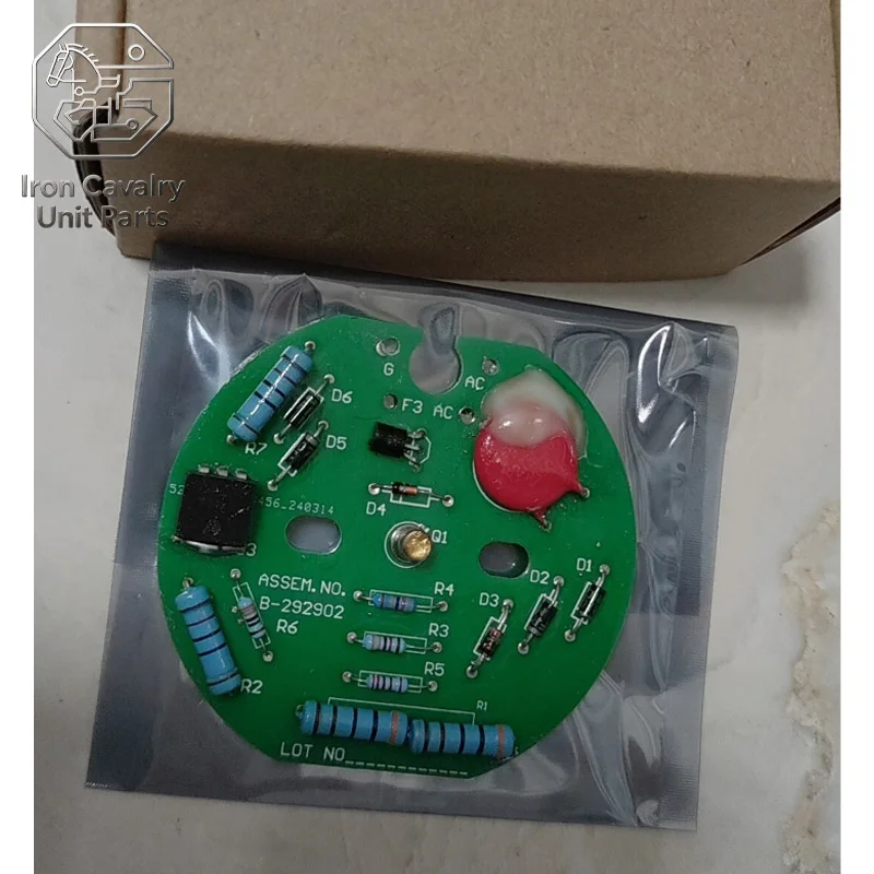B-292902 Original Excitation Regulating Plate Diesel Generator Set Voltage Regulator PCB Light Receiving Plate B292902