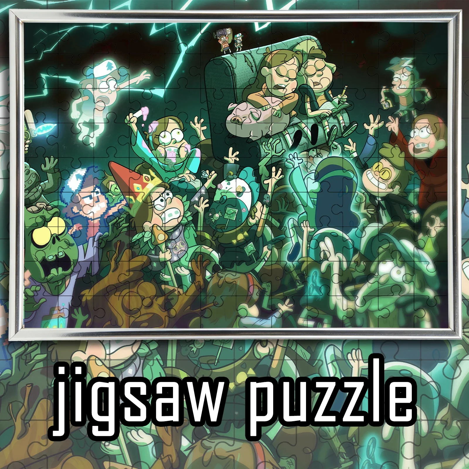 

Головоломка Gravity Falls, 108/200/300/500/1000 элементов, классические персонажи, развивающие интеллектуальные пазлы для детей и взрослых, уникальный подарок на день рождения