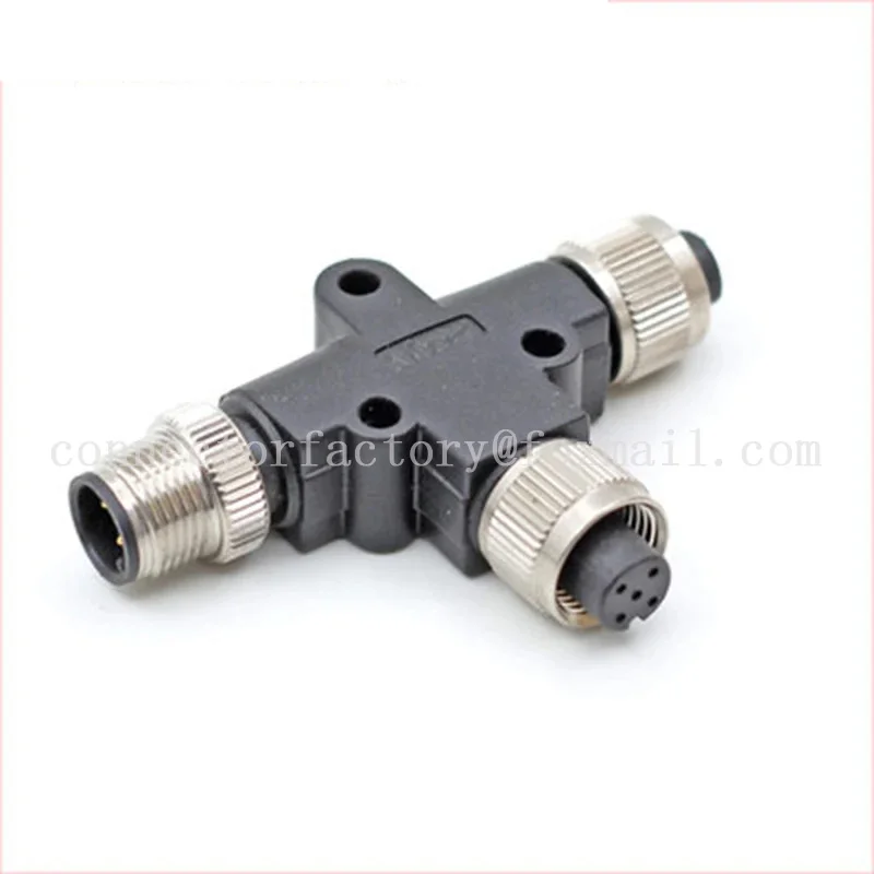 1 قطعة 5 قطعة 10 قطعة M12 محول 3 4 5 8 12 دبوس مقاوم للماء IP67 الاستشعار موصل ذكر أنثى التوصيل I T Y L على شكل تحويل المكونات #5