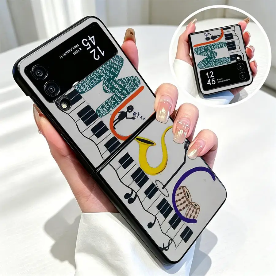 Case for Samsung Galaxy Z Flip 8 Flip4 Flip7 FE Flip5 Flip6 Z Flip 7 6 5 4 3 Z Fold 8 7 6 5 4 3 Flip3 Back Phone Cover Funda