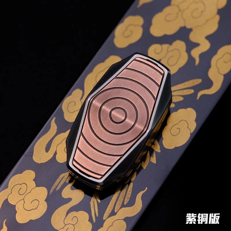 

Space Module Push Card Red Horse Fixed Orbit Papa Card Fingertip Metal Adult Decompression Toy EDC