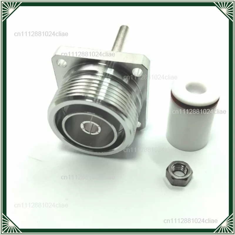 L29 Coaxial, Connector 7/16DIN Female Four Hole Flange 45mm M5 Teeth
