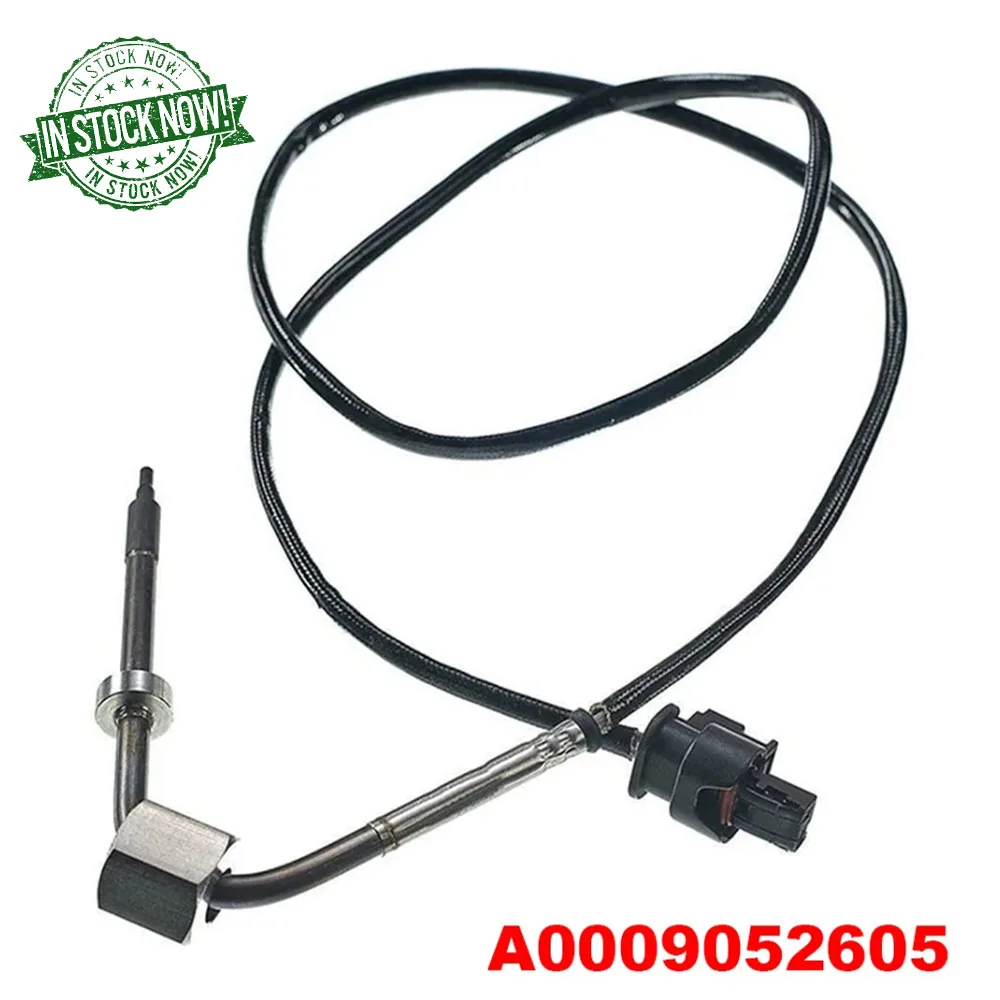 Sensor de temperatura do gás de escape para Mercedes-Benz, A0009052605, 0009052605, W221, GLK250, 13-15, S350, 12-13, 3.0L, 2 pinos, novo