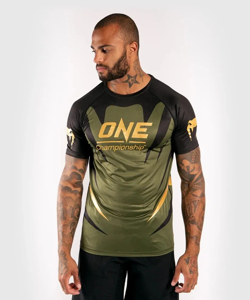 

Summer Men's 3D Print Fightwear ONE Championship Fight Team Uniform Fans Breathable O Neck Short Sleeve Man Kids Casual T-shirt