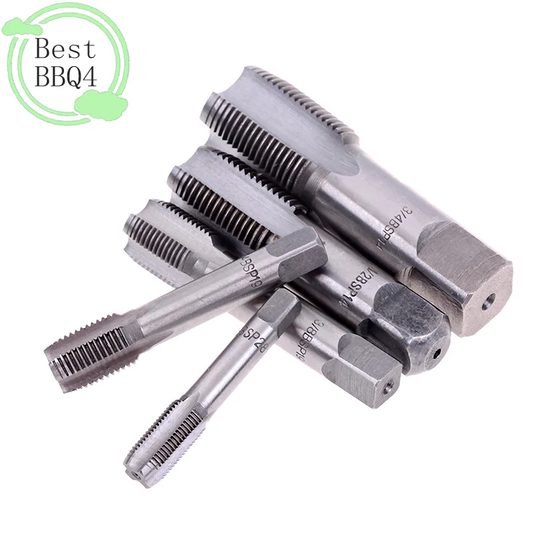 BBQ4 1pc G1/8 1/4 3/8 1/2 3/4 HSS Taper Pipe Tap NPT Metal Screw Thread Cutting Taper Pipe Tap Hand Werkzeug Tool Hand Tools