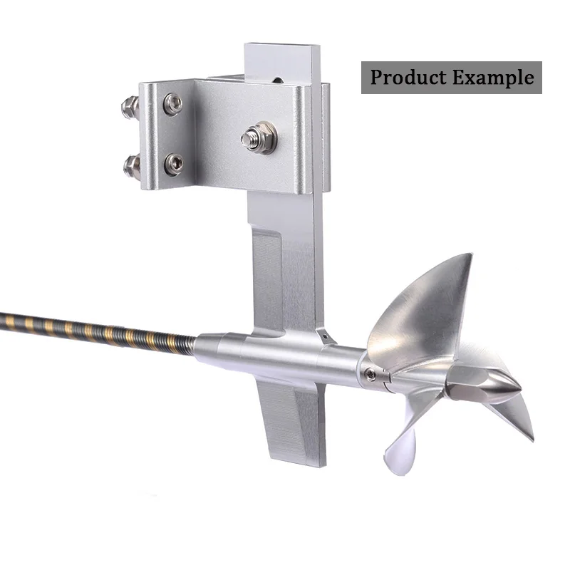 RC Boot Beugel Strut Flexibele As 6.35mm Hoogte 124,5mm voor RC Boot 1/4 "6.35mm Flexibele As Methanol Benzine Boot