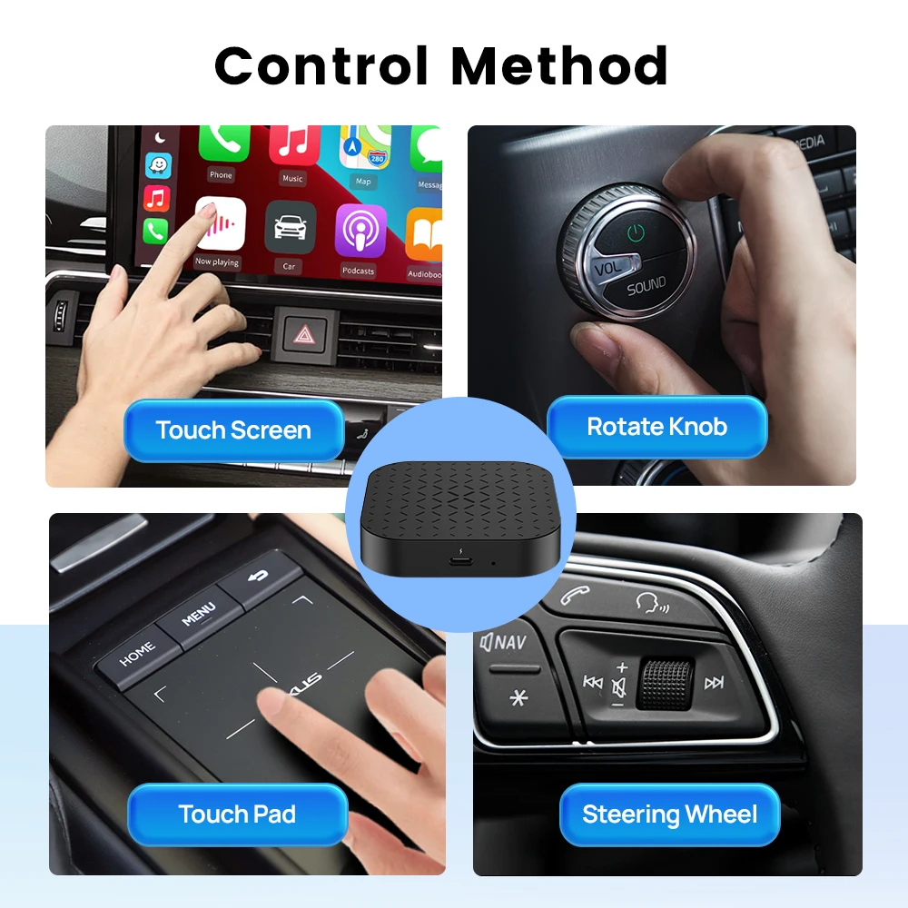 New Arrival Carlinkit Android 11 carplay auto module 3 in 1 dongle Magic Box Wireless Car Adapter Wired Mirroring OTA Update