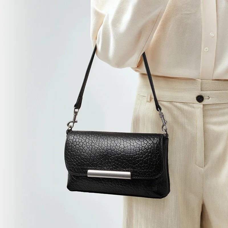 حقيبة دلو نسائية بلون سادة على الطراز الكوري الجديدة - حقيبة الأم والبنت، كتف ذات سعة كبيرة، حقيبة كروس وحقيبة حمل #3