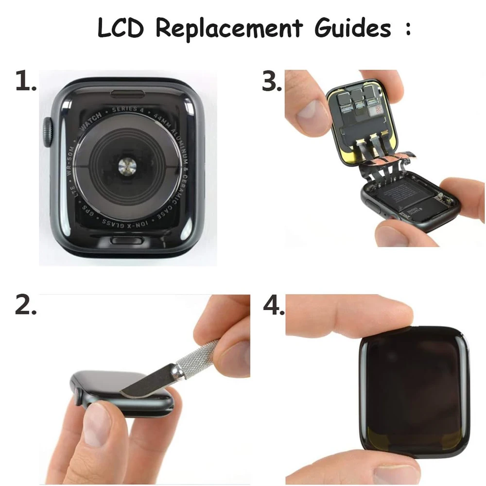 For Apple Watch Series 6 LCD A2293 A2294 A2375 A2376 Display Touch Screen Digitizer 40mm/44mm Pantalla Series 6 LCD Replacement