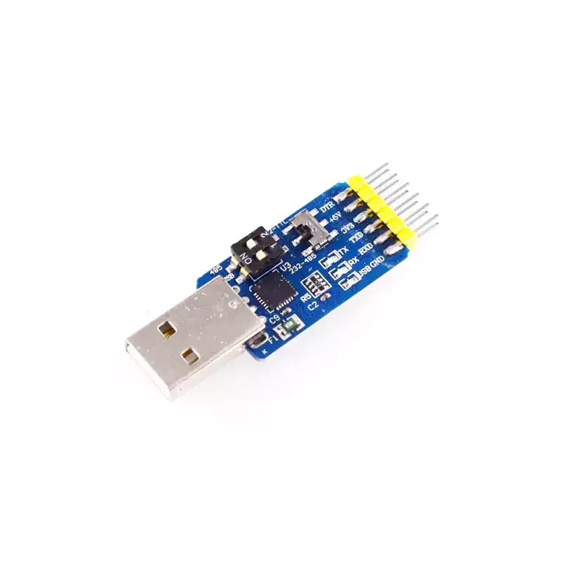 Six in one multifunctional USB to UART serial port module CP2102USB TTL485 232 mutual conversion self recovery