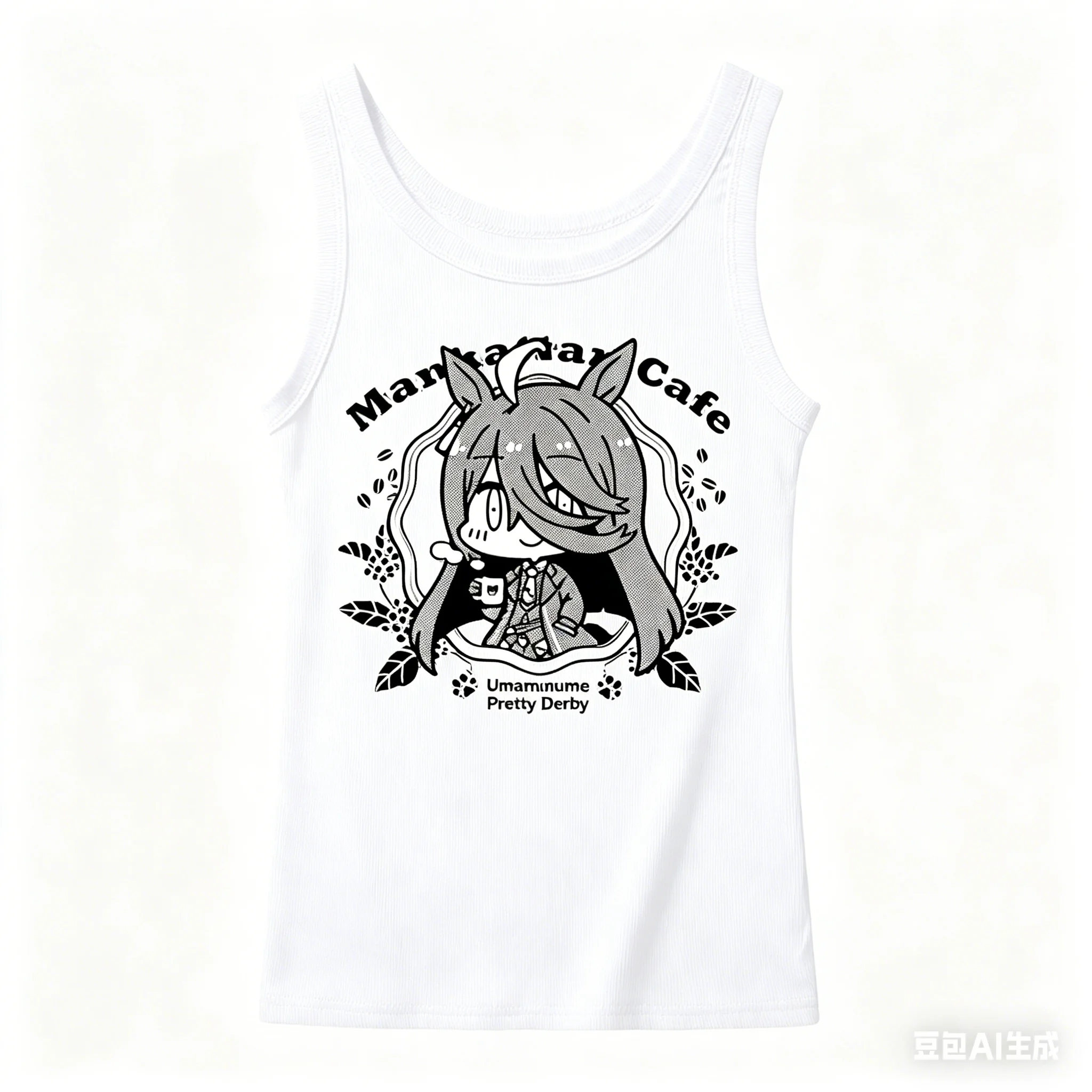 Pretty Derby Madoka Magica Ribbed Tank Streetwear Anime Lover New Model personality Clothes Year round clothing high quality tee