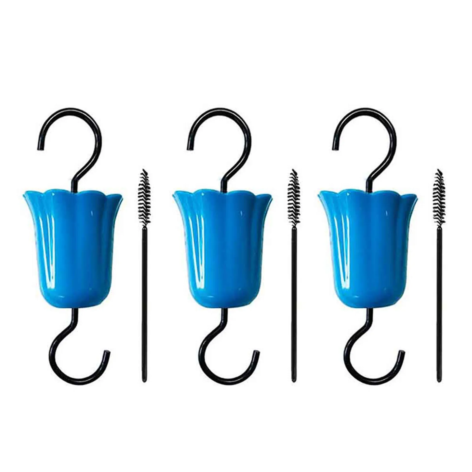 3pcs Multifunctional Anti Leakage Hanging Hummingbird Feeder Trap Hooks Plastic Ant Moat Insect Home Outdoor Portable Garden