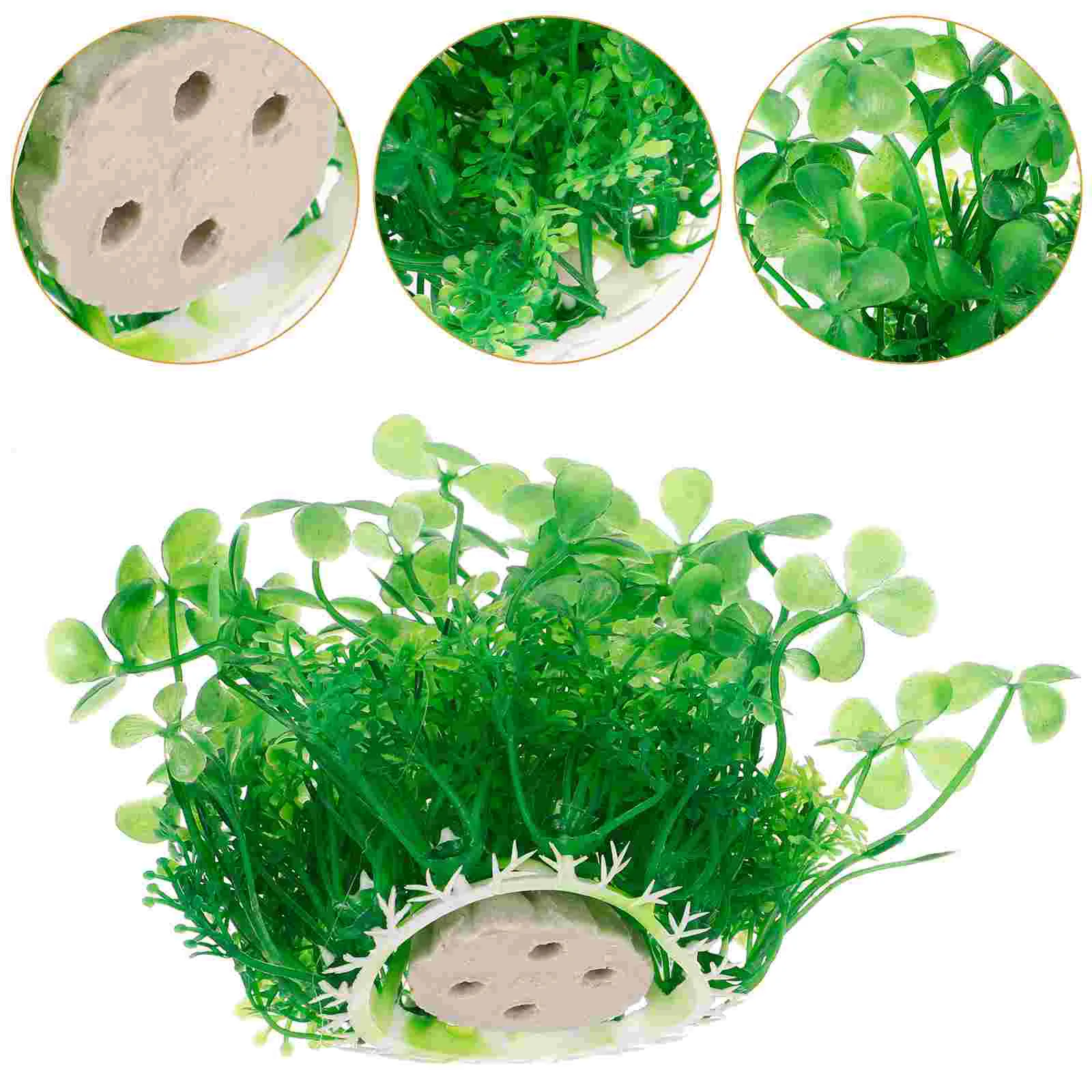 

Aquarium Decor Fish Tank Decoration Artificial Water Plants Decors Bowl Accessories