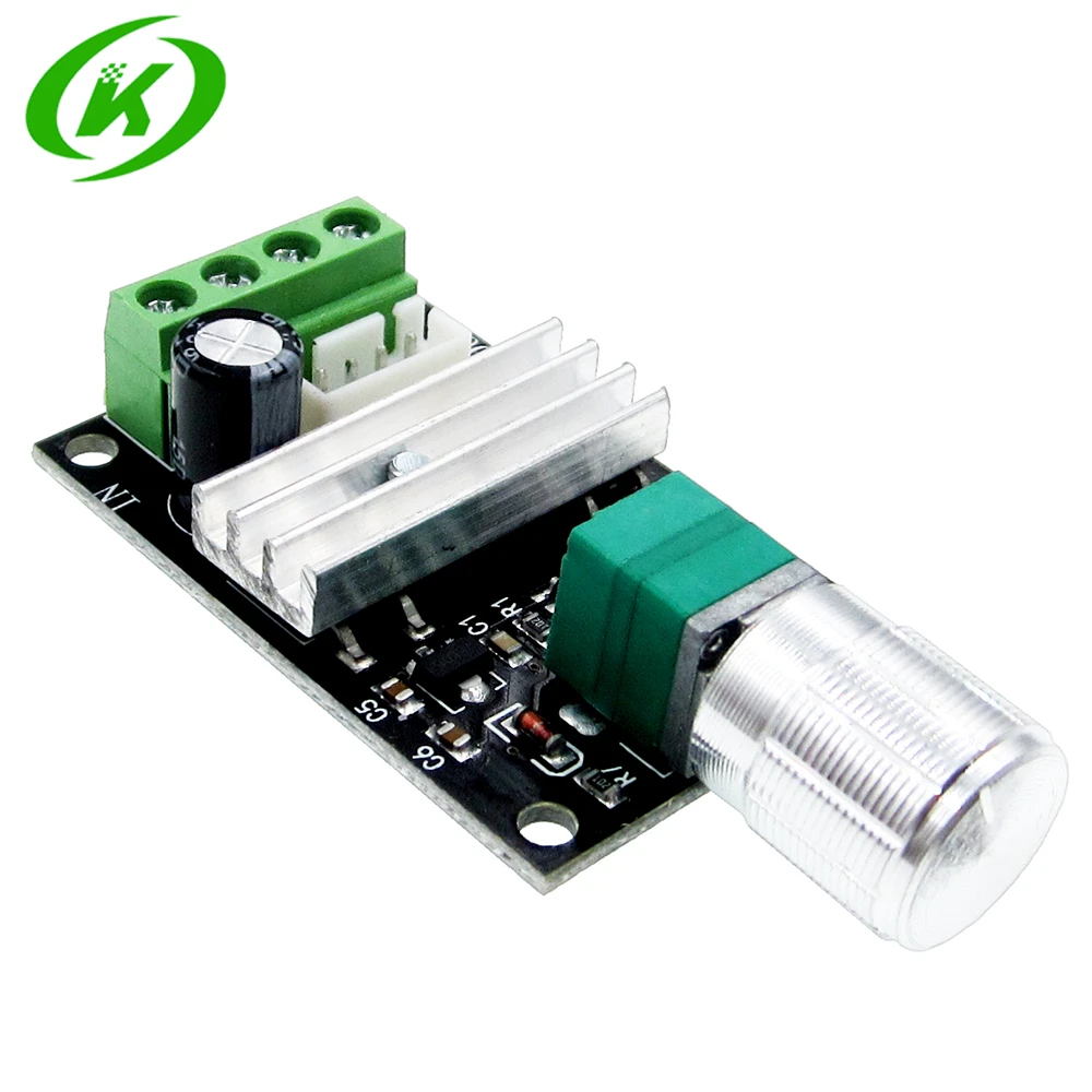 DC 6V 12V 24V 3A 80W PWM Motor Speed Control Adjustable Reversible Switch Regulator Board Governor Controller Module LED