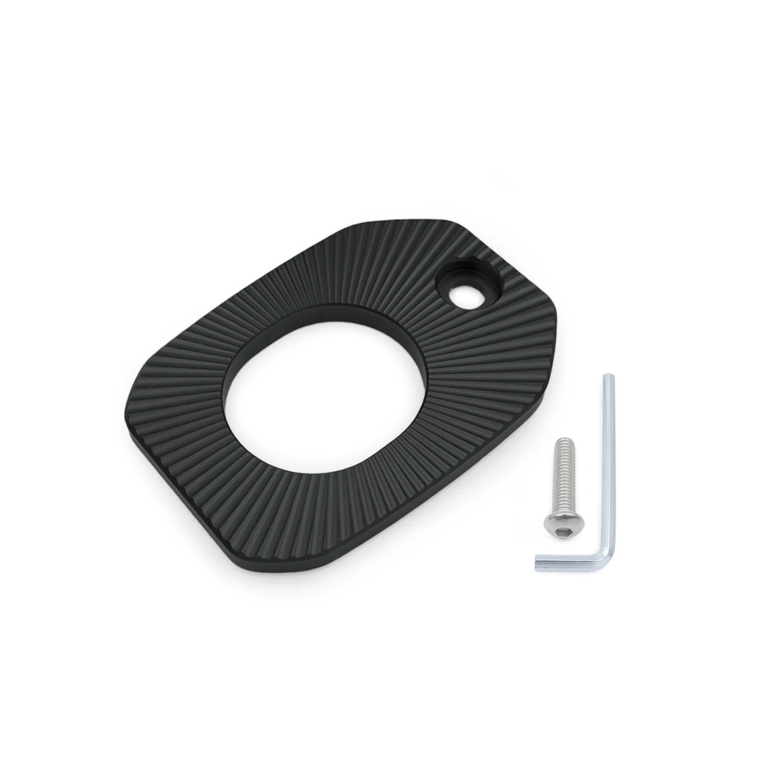 Motorradteile Auspuff-Schalldämpfer Dekorative Schutzabdeckung für HAOJUE UHR150 UHR 125 CNC Aluminium Tuning – Detail 8