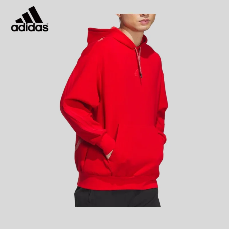 Adidas Sweater Men's Spring and Autumn New Outdoor Sportswear Knitted Casual Hooded Top Jumper IM9036