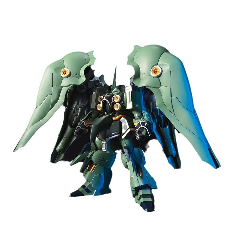 Bandai Original GUNDAM Anime Model HGUC 1/144 NZ-666 KSHATRIYA GUNDAM Action Figure Assembly Model Toys Gifts for Children