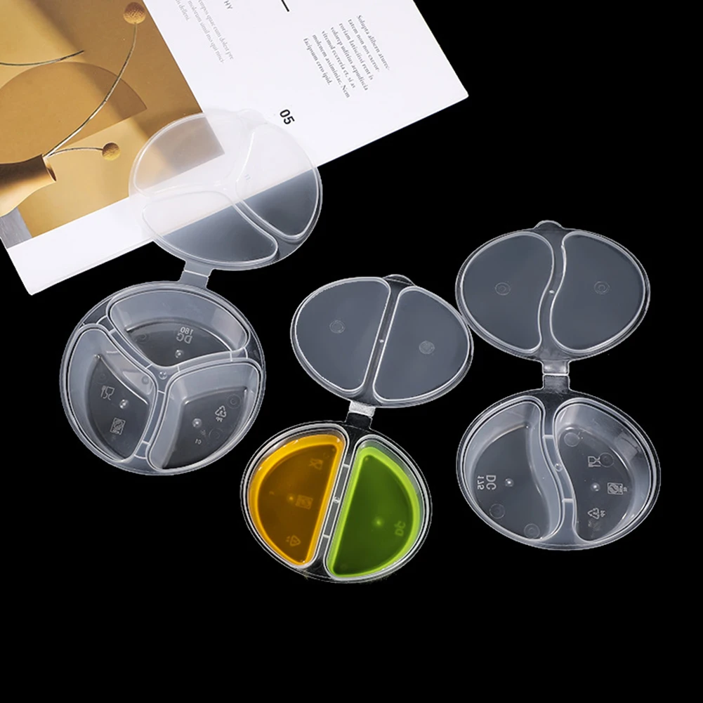 

Shallow Plastic Container With Lid Food Grade Plastic Disposable Ramekins For Sampling