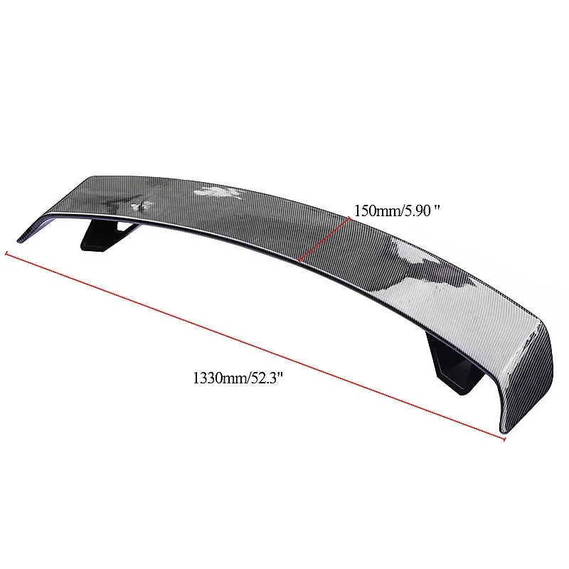 Rear Trunk Wing Spoiler Tail Fin for Audi A3 A4 B8 A5 A6 A7 TT TTS MK2 Tail Wings Fixed Wind Spoiler Roof Lip Cars Accessories