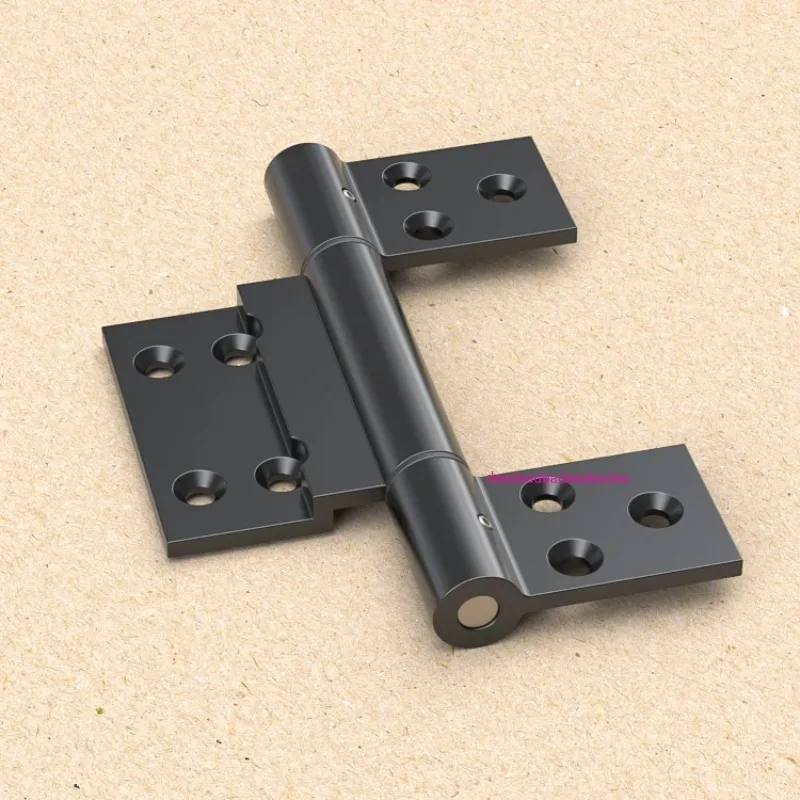 

10 шт., 70 дверная петля из алюминиевого сплава, три крыла, 8,5, складная рама с небольшим шагом, ребристый вентилятор, ребристая внешняя открытая петля