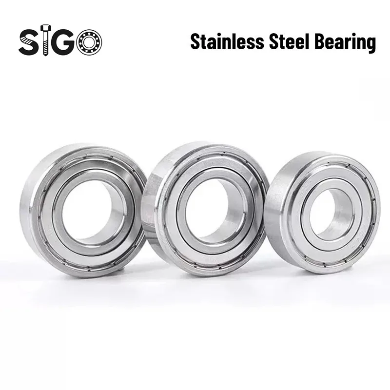 10PCS Free Shipping S6204-ZZ SUS304 Material Stainless Steel Deep Groove Ball Bearing Waterproof and Corrosion Resistant
