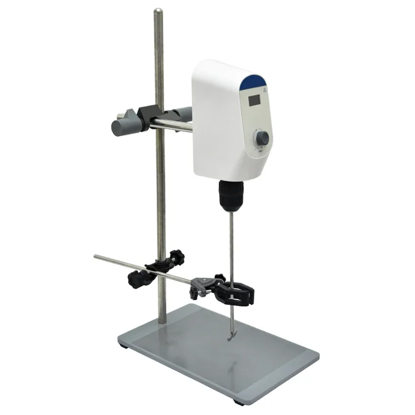 Laborrührer, elektrischer Rührer, Digitalanzeige, Überkopfrührer, Labormischerausrüstung, 20/40/60 l, Mischkapazität 100–2000 U/min
