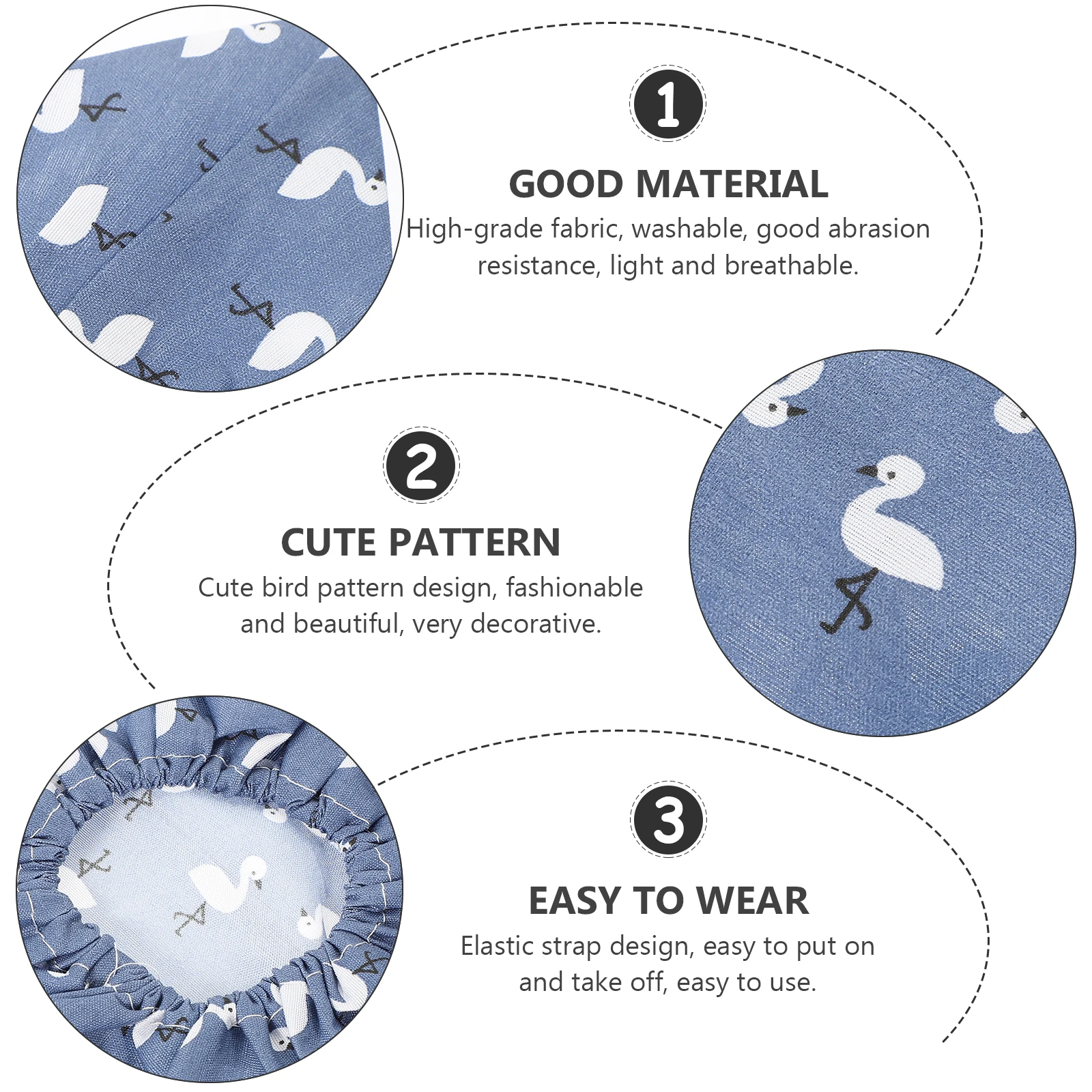 

4pcs Reusable Breathable Shoe Covers Washable Dust-Proof Indoor Protector For Home Family Use Durable Cloth Shoe Covers