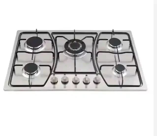 Gas Stove Cooktop High Quality LPG/NG Gas Cooktop Dual Fuel 5 Burners Gas Stove