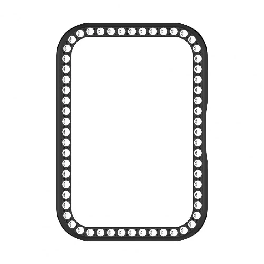 Scratch resistant Watch Case 2pcs Sparkling Smartwatch Cases for Fit3 Shockproof Impact Resistant Protective Covers