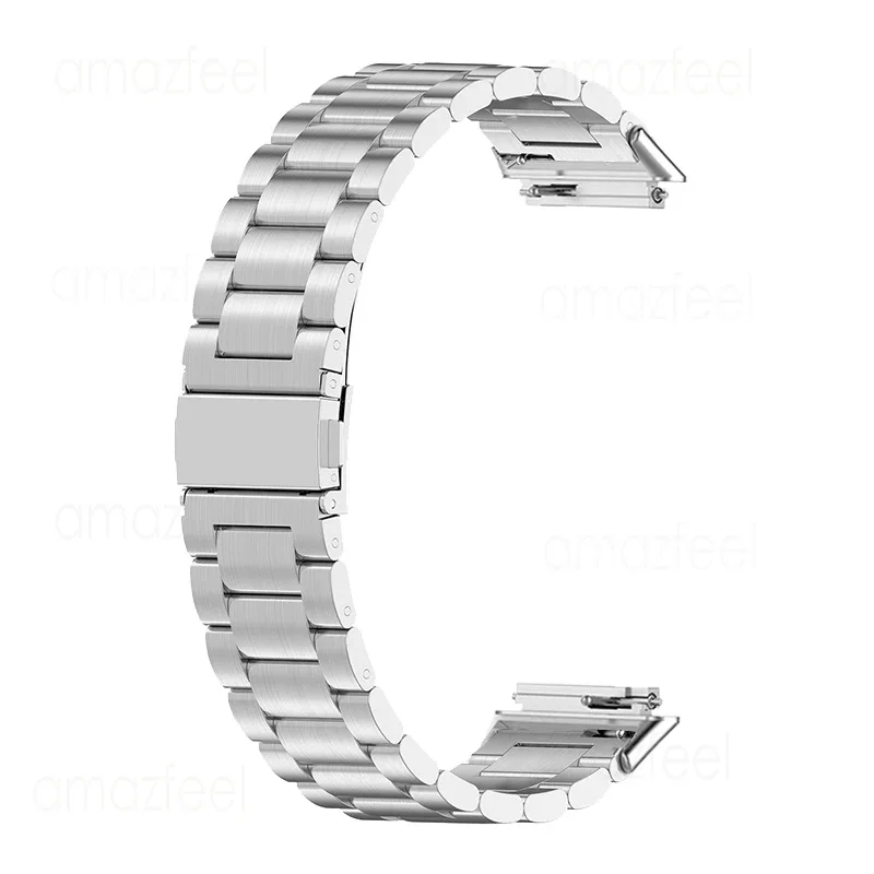 Cinta de aço inoxidável para huawei band 7 6 banda inteligente pulseira de metal para huawei banda 6 pro pulseira para banda de honra 6 pulseiras