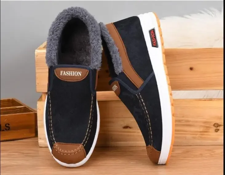 

Casual Comfortable Sneakers Slip On leisure Lightweight Vintage Flats Shoes for Men Plus Size Male Loafers