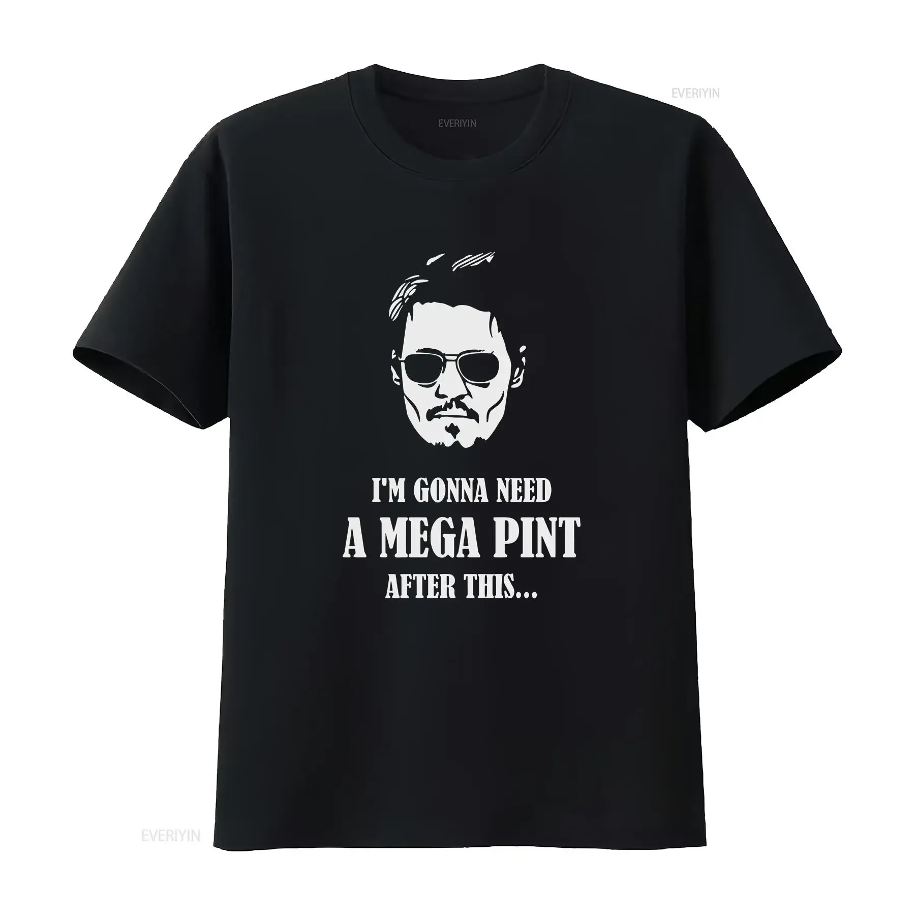Mega PinT T Shirt Johny Depp Court Funny Justice for BEST PRICE vintage Washed Breathable Casual Versatile streetwear Unisex