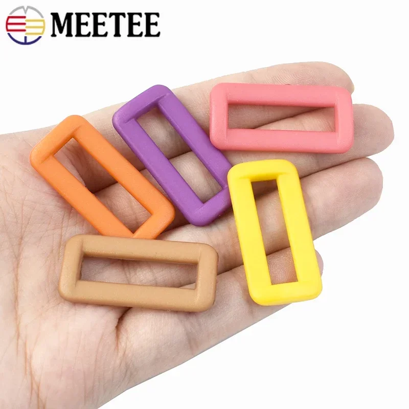 15/20/25/30mm Plastic Ring Buckles for Bag Strap Webbing Belt Clasp Backpack Adjuster Loops DIY Garments Sewing Accessories