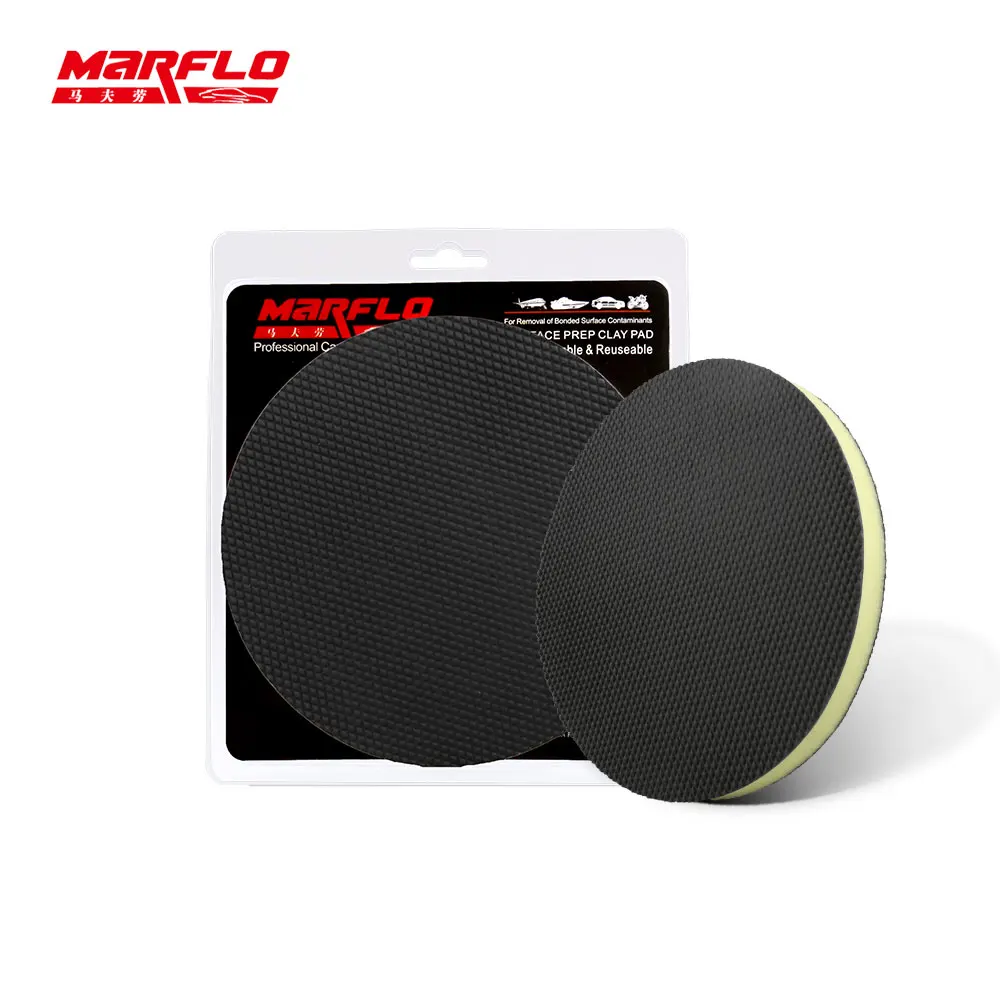 160mm Car Wash Mud Magic Clay Bar Pad Car Clean Sponges Paint Care Detailing Auto Polishing Pad Marflo Car Waxing Applicator