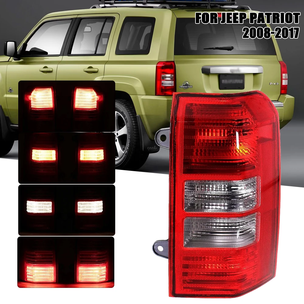 

Left/Right Side Tail Lamp For Jeep Patriot 2008 2009 2010 2011 2012 2013 2014 2015 2016 2017 Rear Tail Light Brake Lamp with