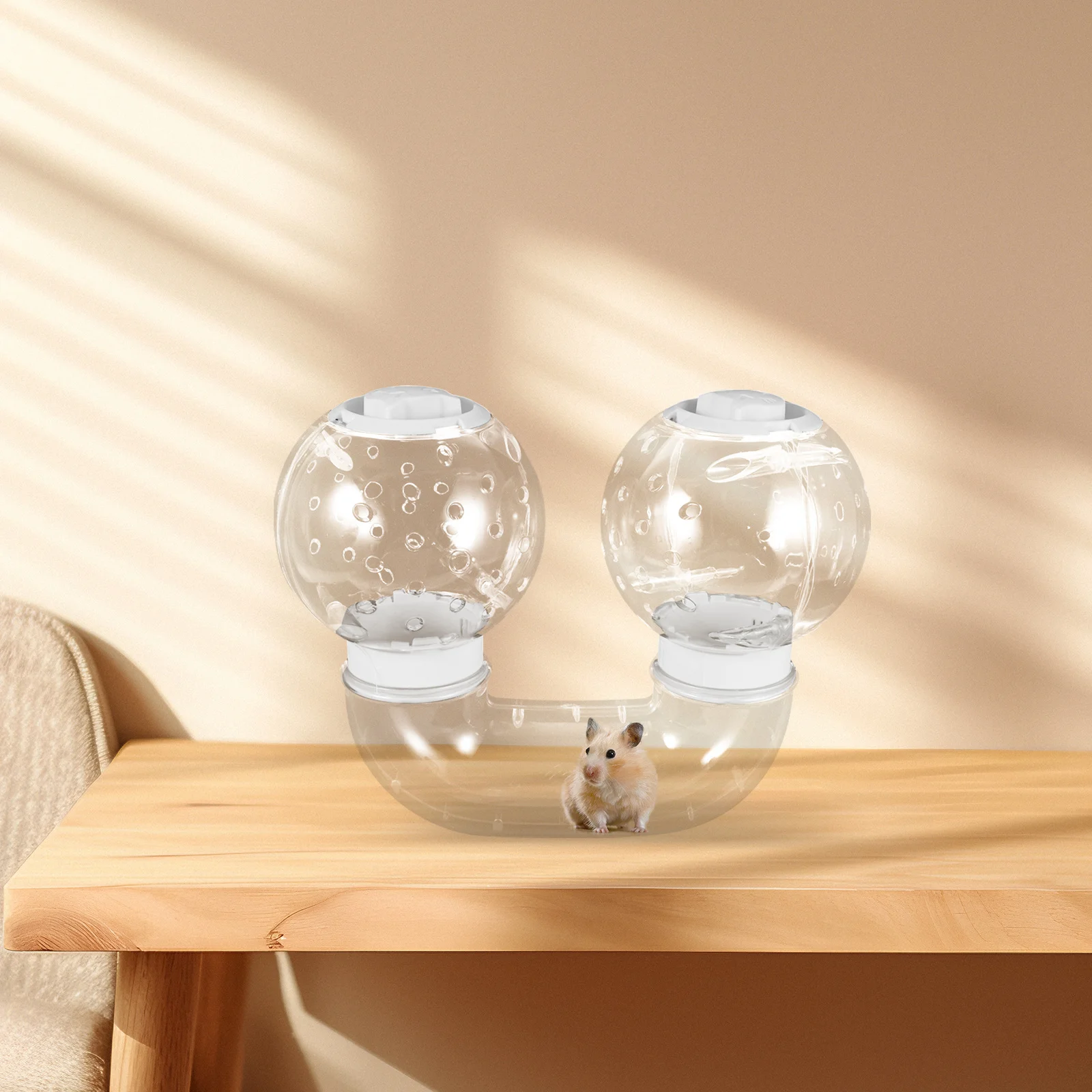 

Hamster Tunnel Tube Transparent Diy Connector For Small Animals Exercise Expandable Plastic Pet Activity Cage Accessories