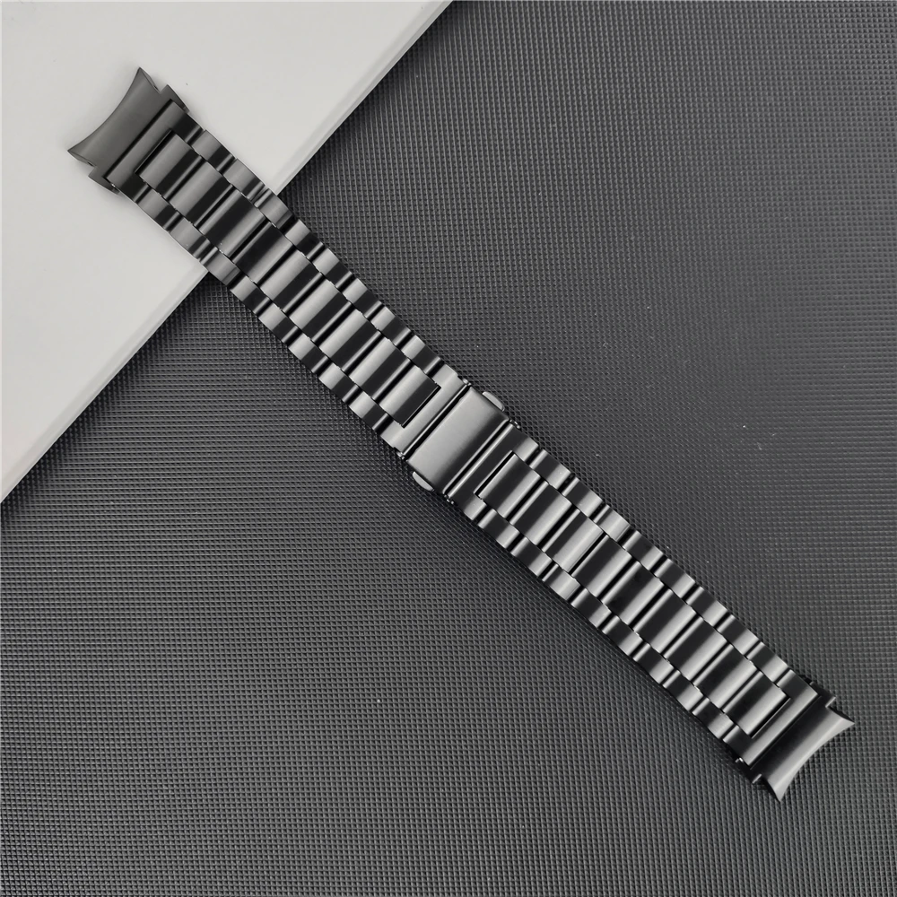 For samsung galaxy watch 5 pro 45mm 7 4 5 44mm 40mm band no gaps stainless steel strap galaxy watch 6 classic band 46mm 47mm 43m