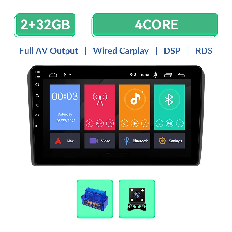 1280*720 IPS Scherm Android 14 Autoradio Voor Peugeot 407 2004-2011 Draadloze CarPlay Auto 8 Core multimedia GPS 4G Wifi DSP RDS