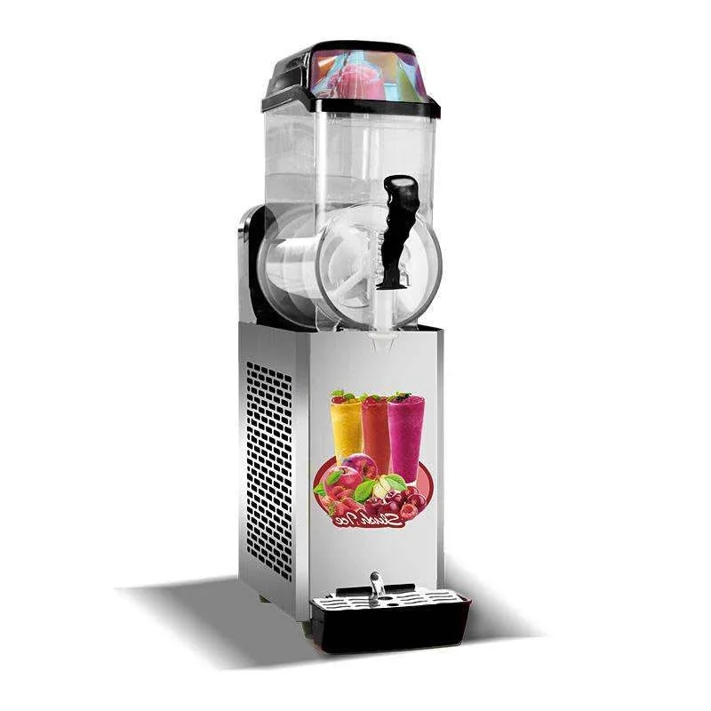 Máquina comercial de Slush, máquina de fusión de nieve, 1, 2, 3 cilindros, totalmente automática, 12L x 1