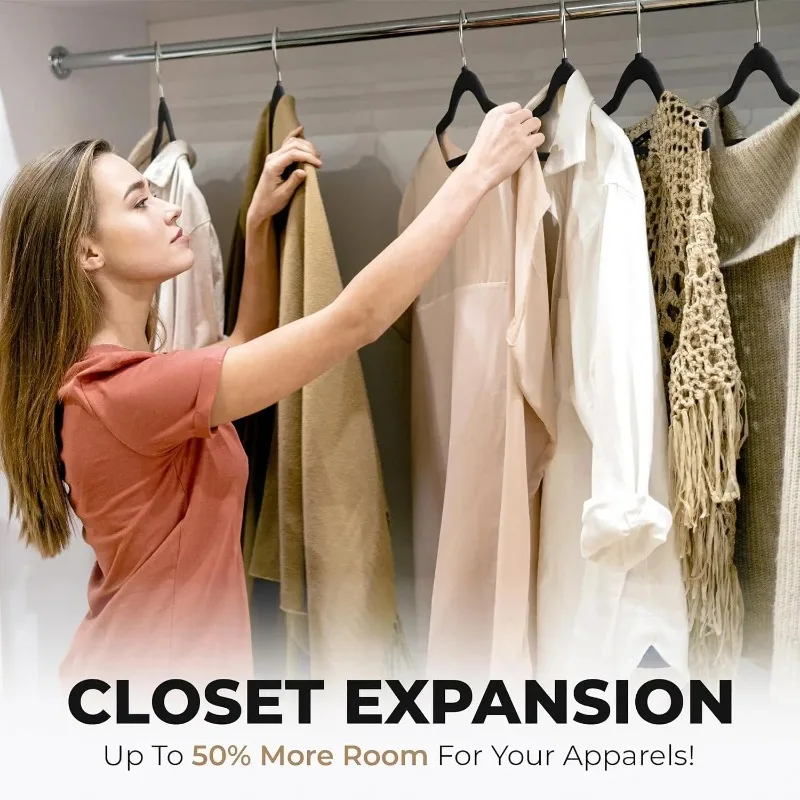 Design - Standard CoatAuthentic.200 Pack Velvet Hanger for Slim Space Saving  Hangerb Shirt Pants Dresses Skirts Suits Jackets
